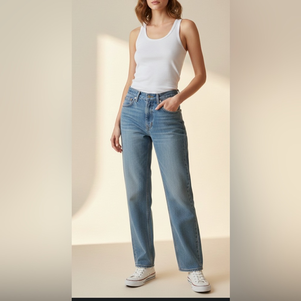 Rare Vintage Levi's 505 Jeans W32 L30 | Straight Leg Classic Fit | orange Tab